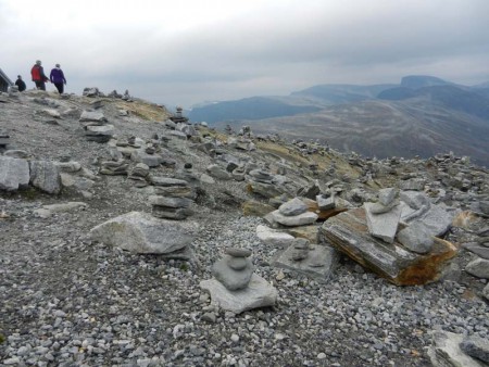 Konstverk på Dalsnibba